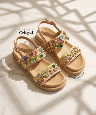 SANDÁLIA ALMA EN PENA V267509 MULTICOLOR