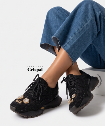 TÉNIS EXÉ 928-20 BLACK