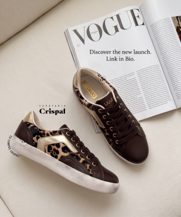 TÉNIS LIU JO MILEY C 01 LEOPARD